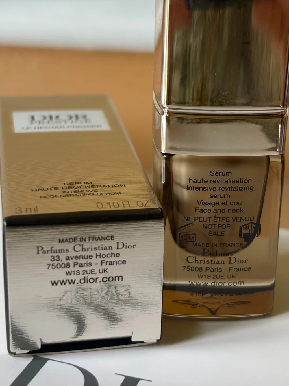 Dior Prestige Le Nectar Intégral - amber gold 3 ml